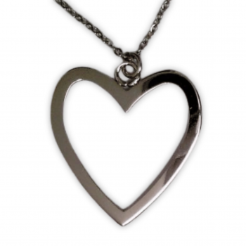 CEM ST9-124C 4-202885-001 Damen Kette Halskette Collier mit Behang Edelstahl Anhänger Herz 42+3cm
